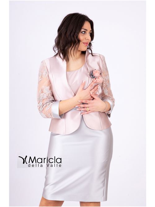 tubino con giacca ric. MARICLA ELEGANCE | AD200ROSA